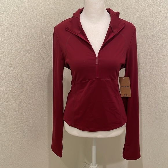 PINK Victoria's Secret Jackets & Blazers - NWT VICTORIA SECRET Pink active PULL OVER SIZE LARGE​​​​​​